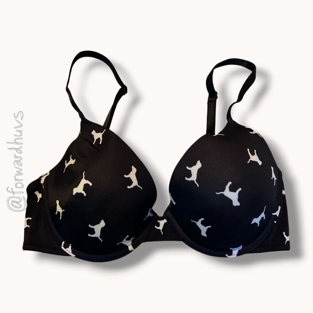 Victoria’s Secret PINK Dog Print Bra – Size 34C